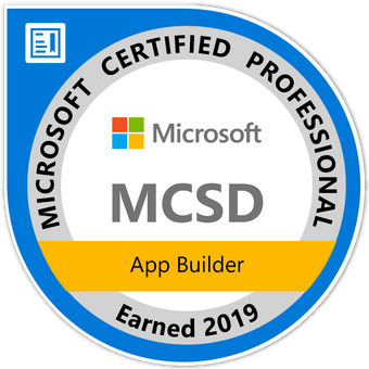 Microsoft Certified Solutions Developer badge