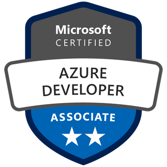 Microsoft Certified: Azure Developer Associate badge