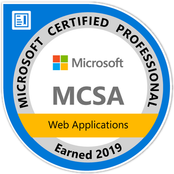 Microsoft Certified Solutions Associate badge